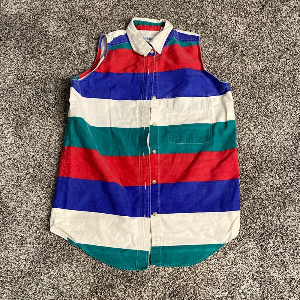 Andrew’s Blues thick striped colored vest